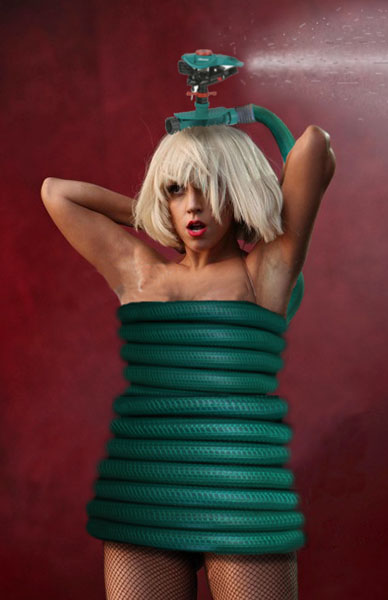 Lady Gaga - The Garden Hose outfit