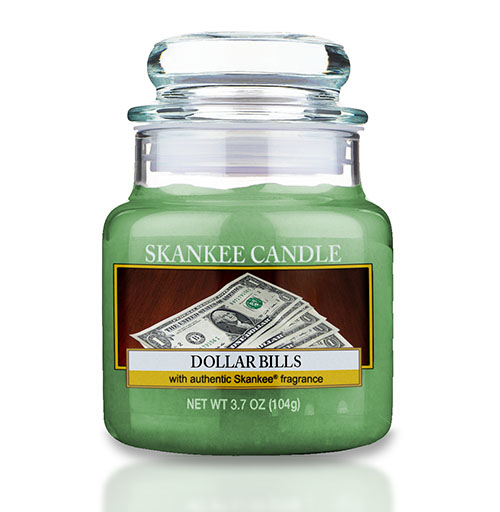 Dollar Bills Candle