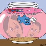 Fish Bowl Cartoon