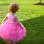Girl in Pink Dress