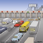 More Backups in New Jersey - Cartoon